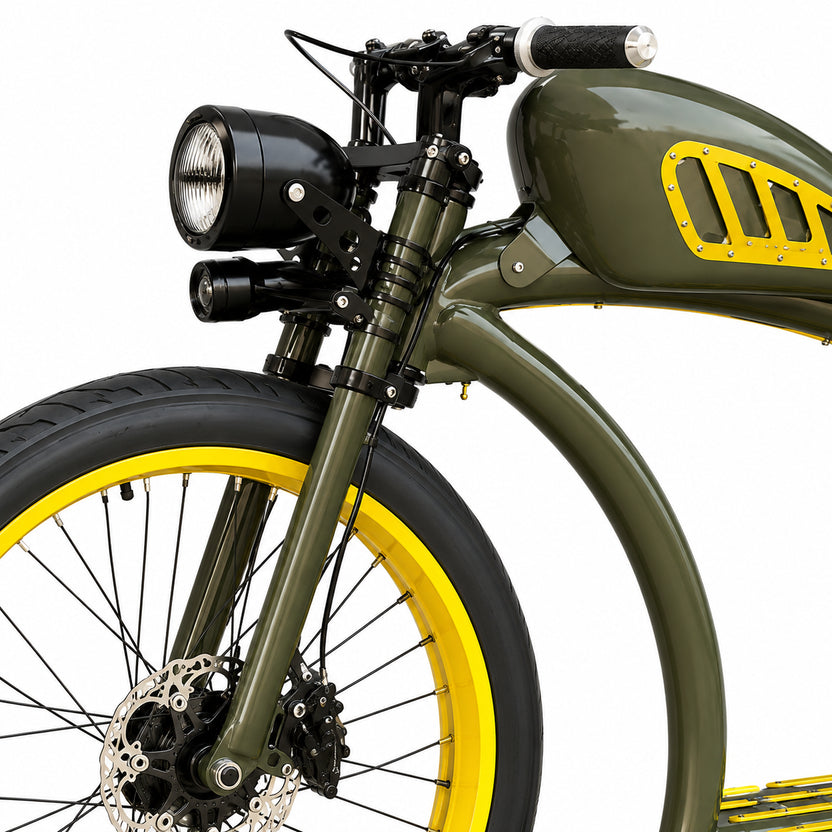 Retro Custom Fat Tire Electric Bike
