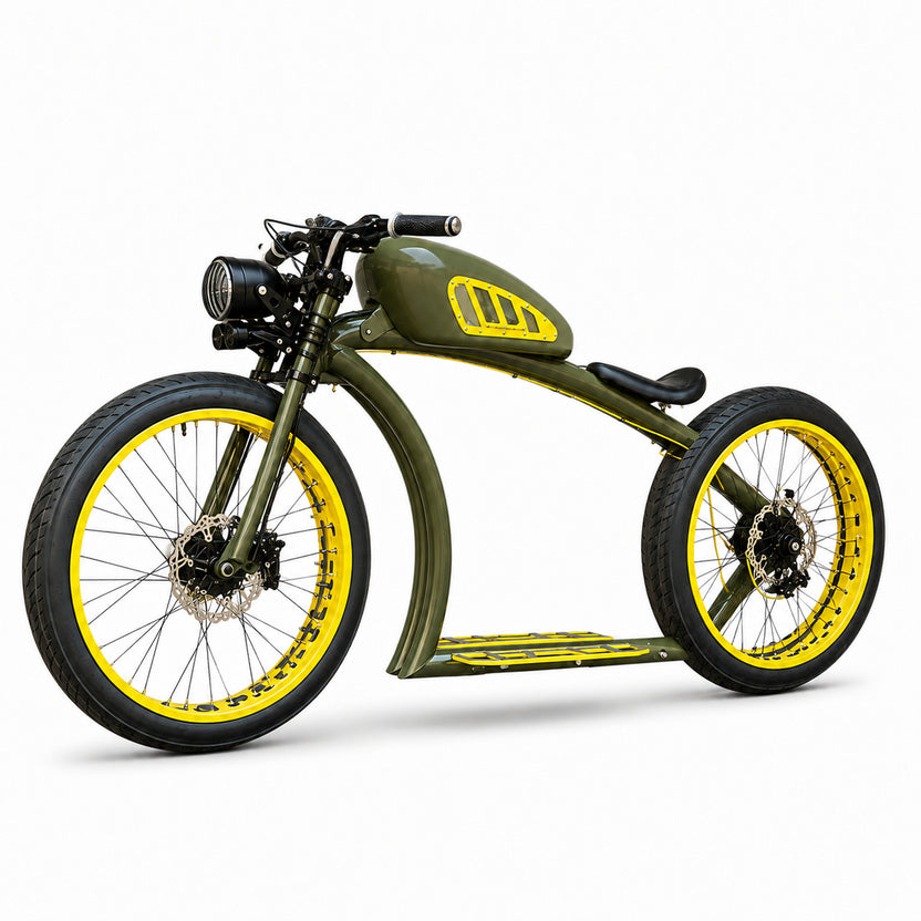 Retro Custom Fat Tire Electric Bike