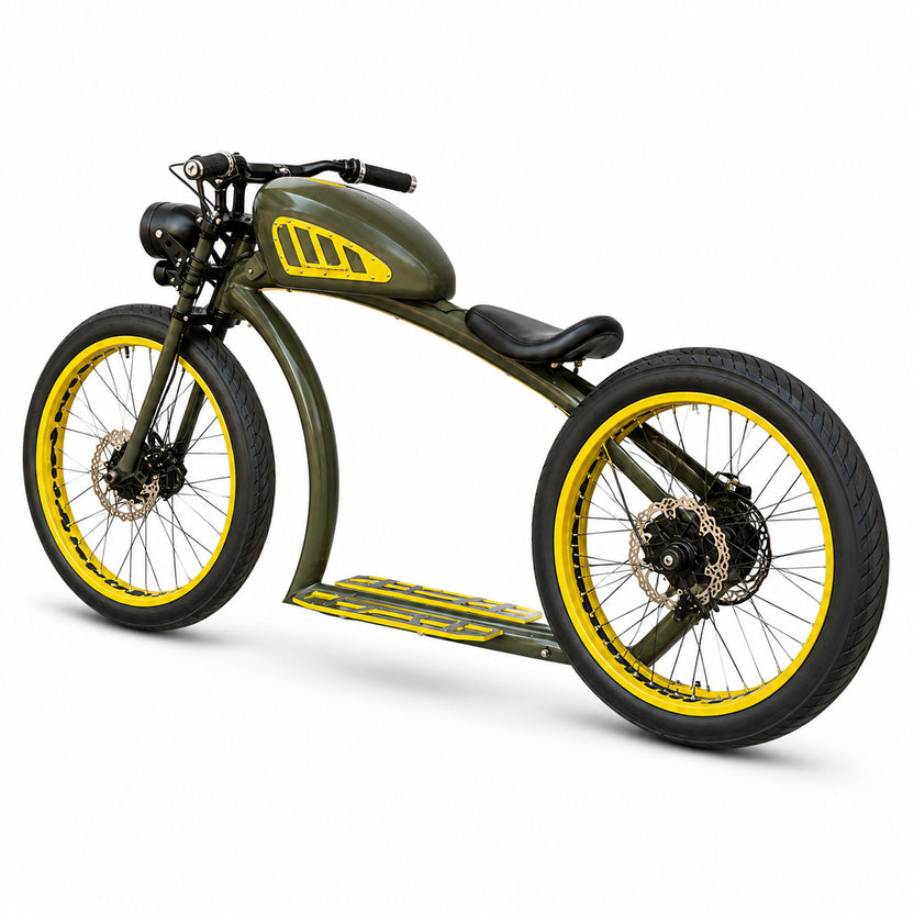 Retro Custom Fat Tire Electric Bike